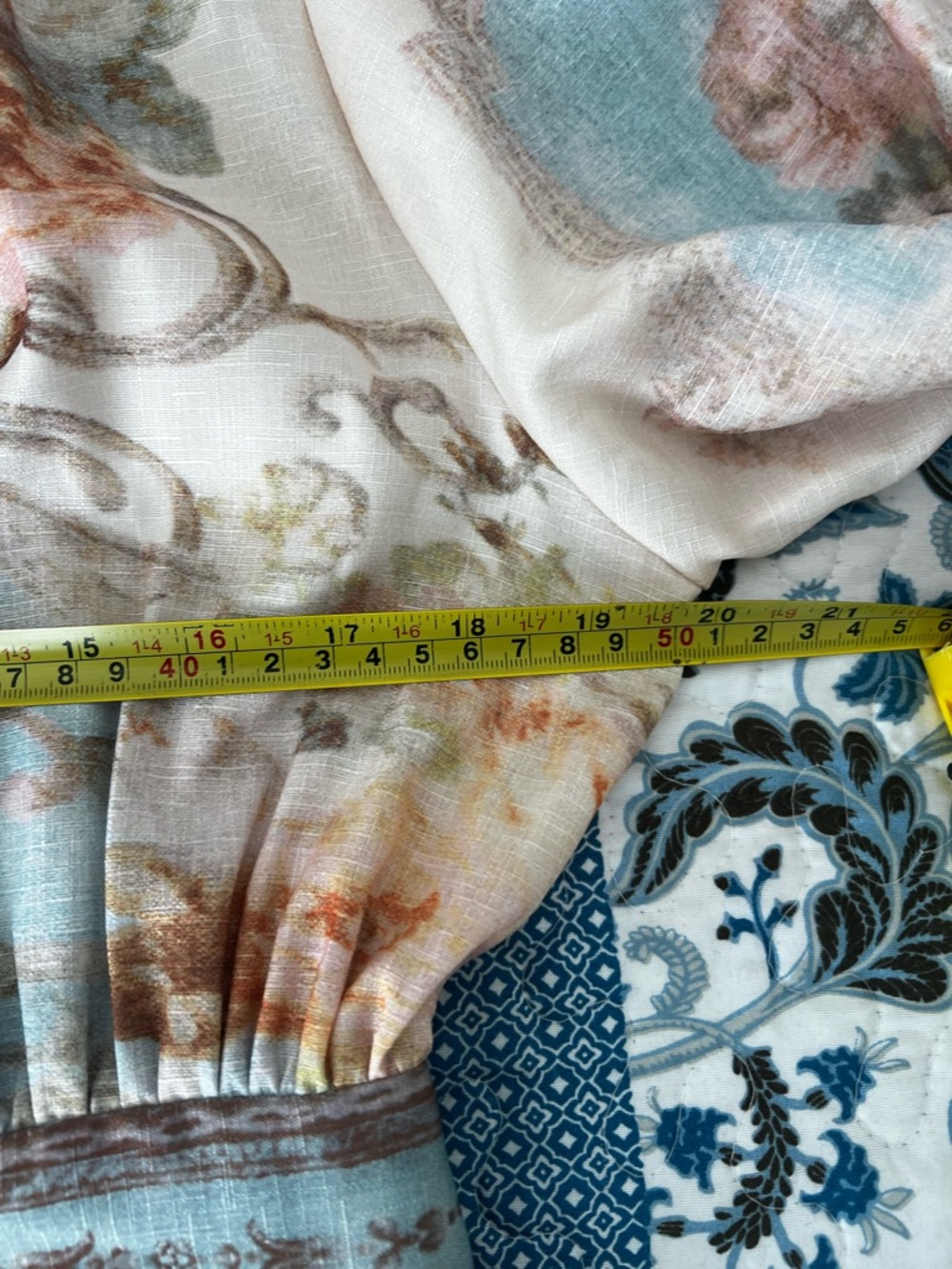 Zimmermann Pastel Floral Button-Front Maxi Dress in Blue and Cream - Picture 10 of 11
